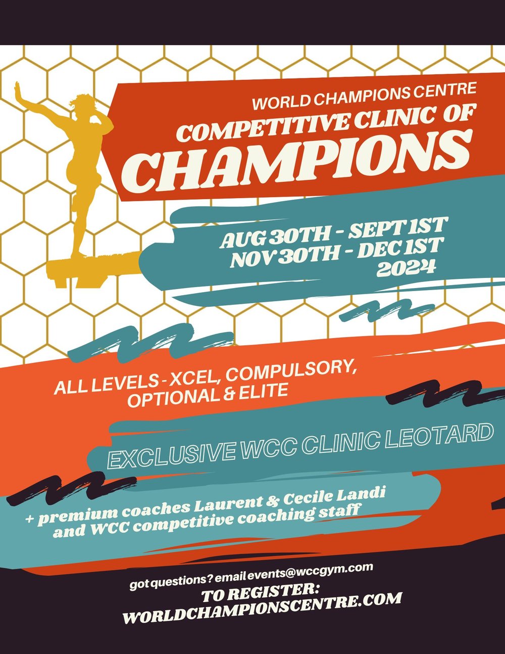 competitive clinic of champions 2023 banner