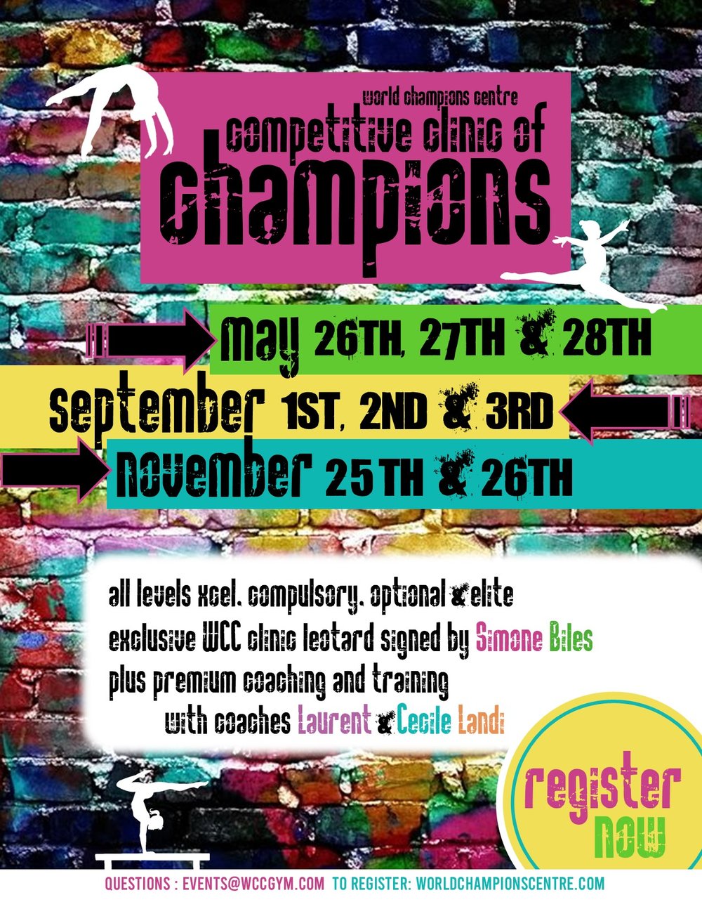 competitive clinic of champions 2023 banner